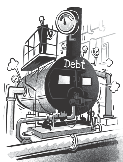 Debt issue manageable but challenges remain