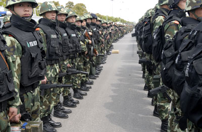 Anti-terrorism drill in Nanjing