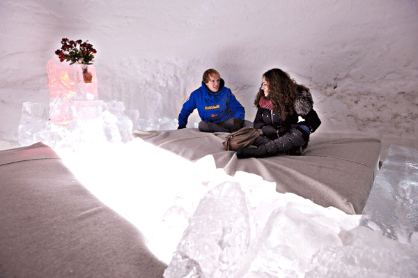 Ice hotel in Montreal