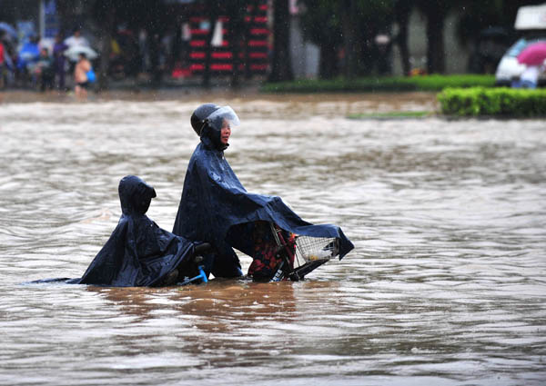 Heavy rains hit Guangxi