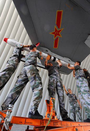 PLA holds drill before anniversary