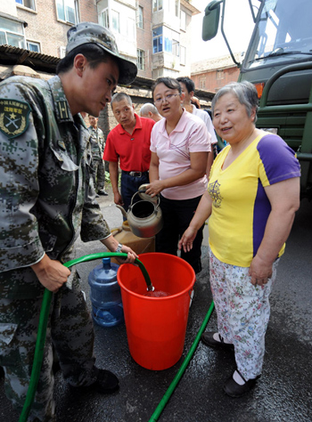 Water supply to 330,000 cut off in NE China city