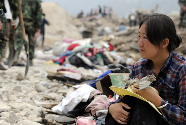 Hoping for a miracle amid the rubble