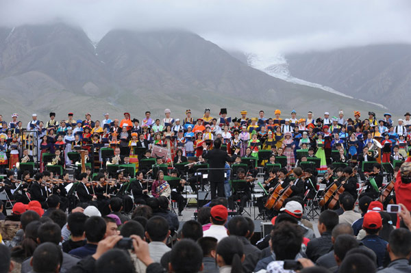 Concert at 4,300 meters above sea level