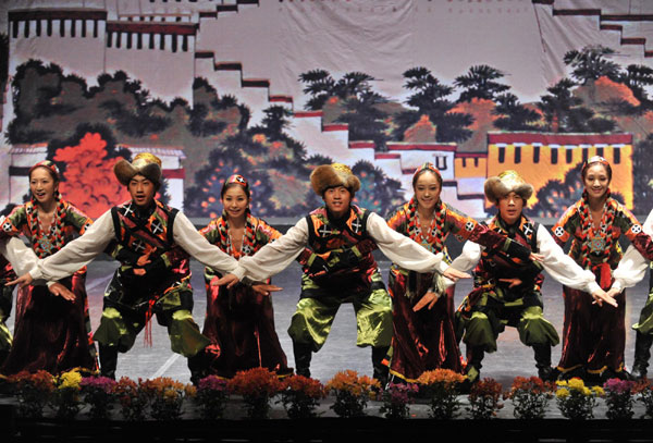 Traditional Tibetan performance in Spain