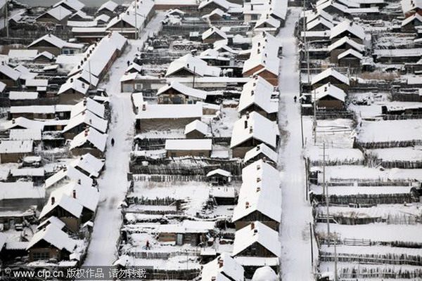 Frosty Inner Mongolia goes 45 below zero