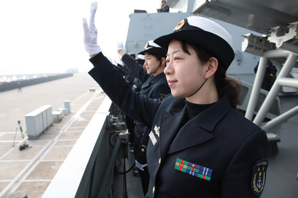 China's naval fleet off to 8th anti-piracy mission