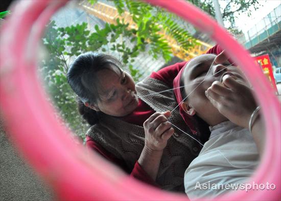 The beauty of the Zhuang ethnic group