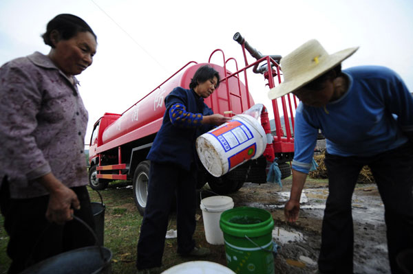 Severe spring drought in Central China