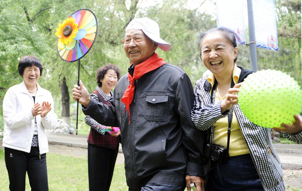 Elderly celebrate own Children's Day