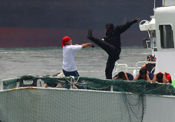 Disaster-response drill in Taiwan