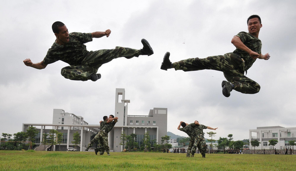 Anti-terror drill for 26th Universiade