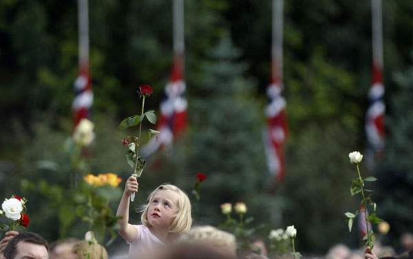 Paying respect for the twin attack victims