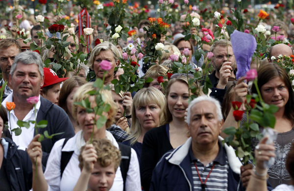 Paying respect for the twin attack victims