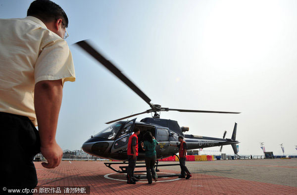 Qingdao opens luxury air tours