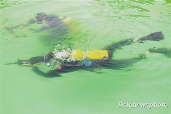 Camo to wetsuits as military heads underwater