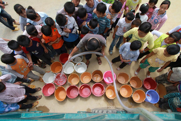 Drought leaves school with water shortage