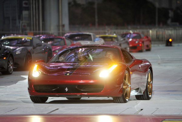 Ferrari cruise brings 130 sports cars to S China