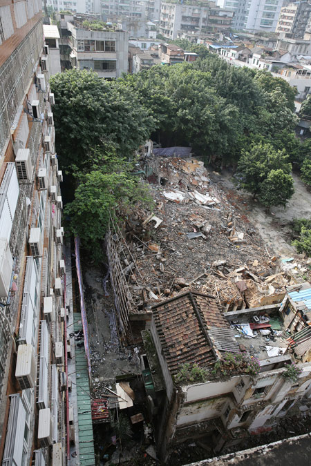 Historic building demolished overnight