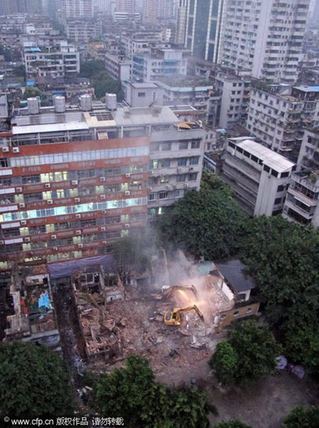 Historic building demolished overnight