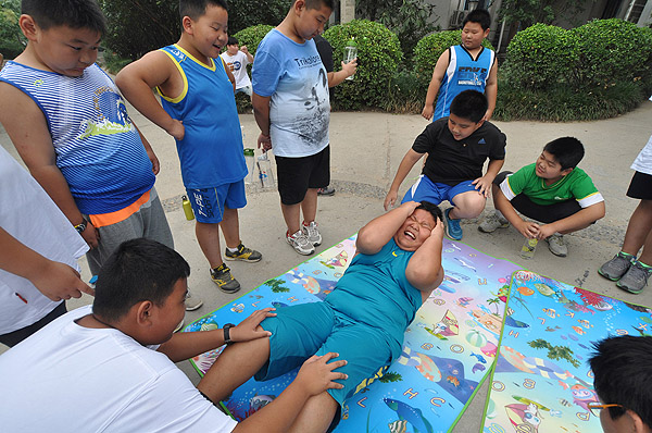 Summer camp tackles child obesity in China