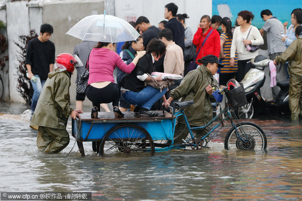 In photos: Typhoon Fitow aftermath