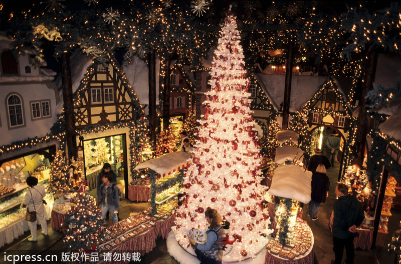 Beautiful Christmas trees around the world