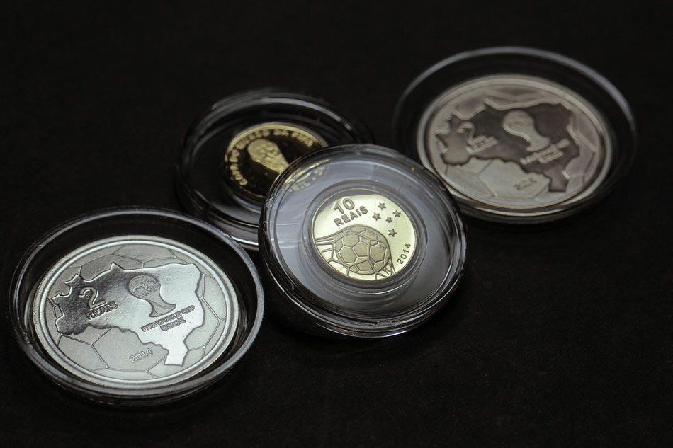 Brazil launches World Cup commemorative coins