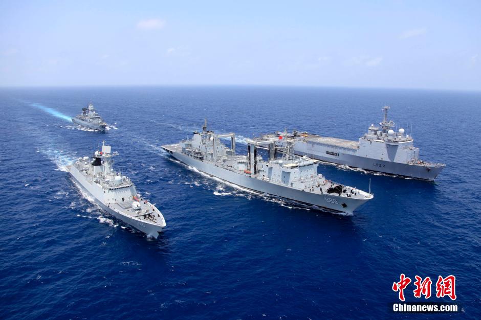 China, EU fleets hold joint anti-piracy drills