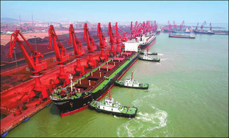 Near-port economy rises around Rizhao