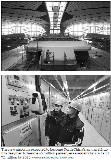 Beijing's new airport fast taking shape