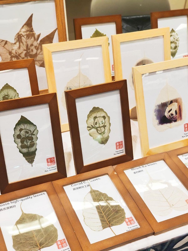 Chinese leaf carving gets international attention