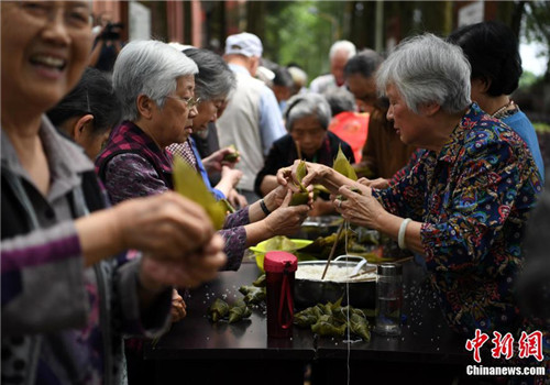 Zongzi made ready for Dragon Boat Festival