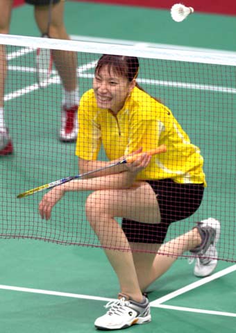 Chinese badminton squad begins training