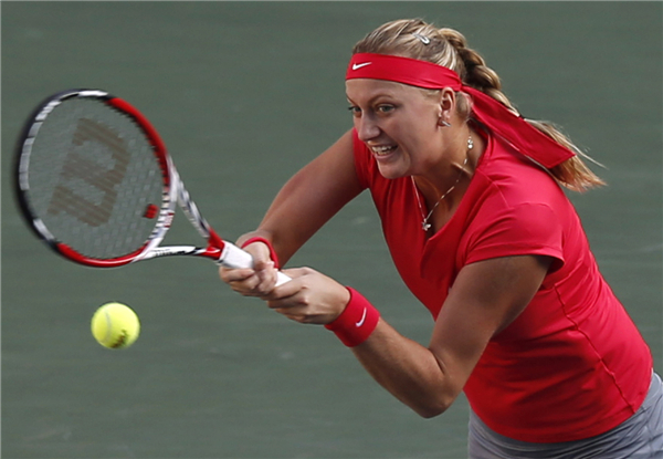 Kvitova halts Venus run in Tokyo semi-finals