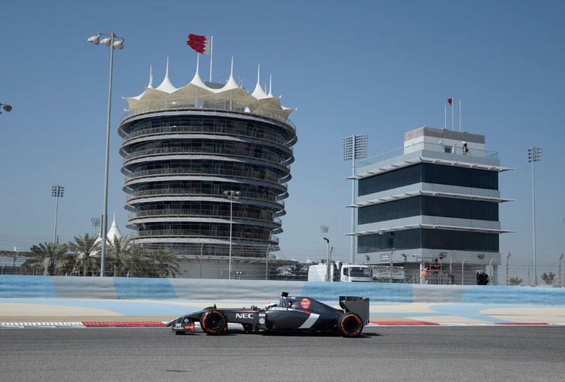 Formula One testing in Bahrain