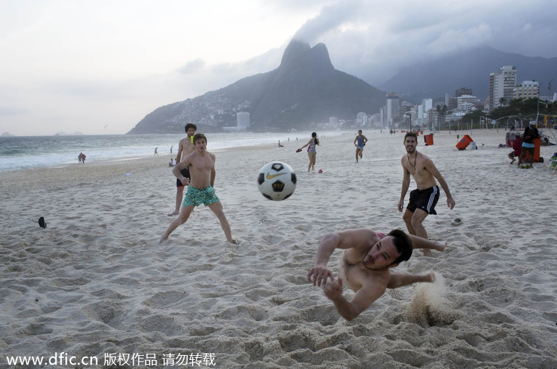 World Cup at the beach