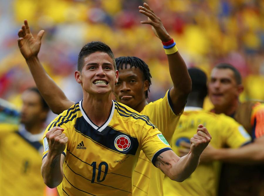 Colombia beats Cote d'Ivoire 2-1 in World Cup