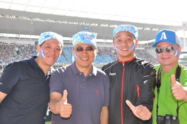 Chinese fans taste World Cup fun