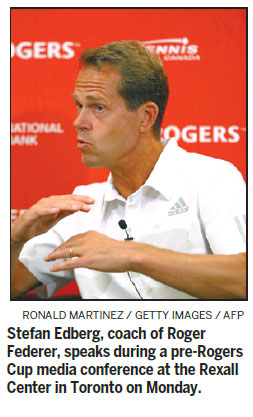 Coach Edberg embraces challenge of Fed express