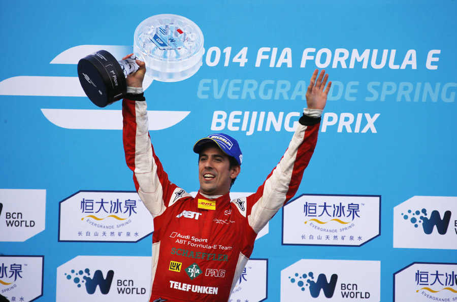 Lucas di Grassi wins 1st-ever electric car race in Beijing