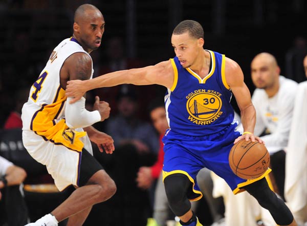 Warriors beat Lakers 136-115 despite Kobe's 44