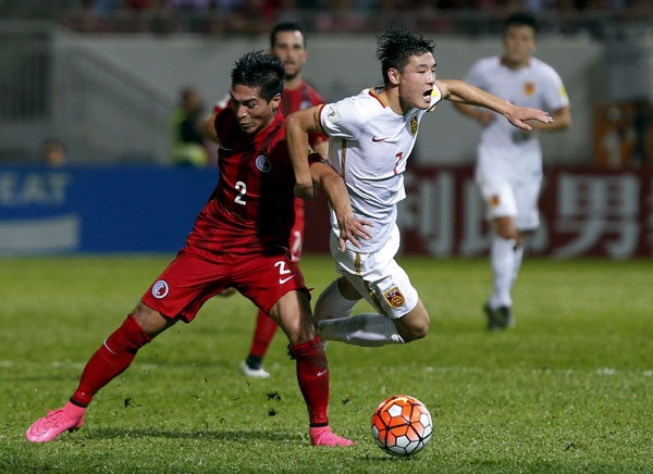 China faces gloomy prospect after goalless draw with Hong Kong