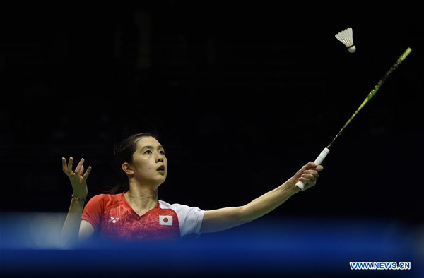 Ohori wins women's singles final at China Masters Badminton Tournament