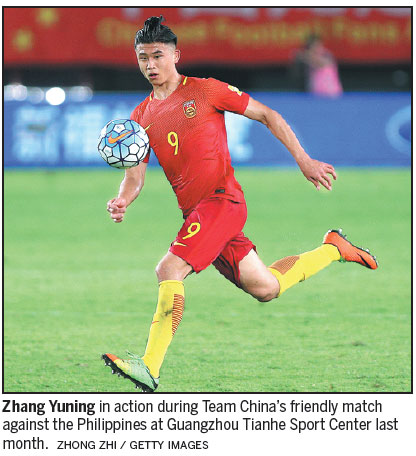 Baggies bag rising Chinese star Zhang