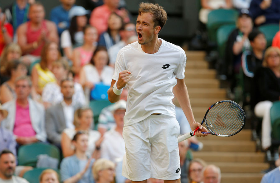 Wawrinka shocked by Medvedev, Murray and Nadal through to second round at Wimbledon