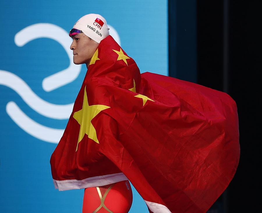 Sun Yang avenges Rio rival Horton with 400m free world title