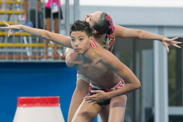 Team China showcases talents in mixed events at Worlds