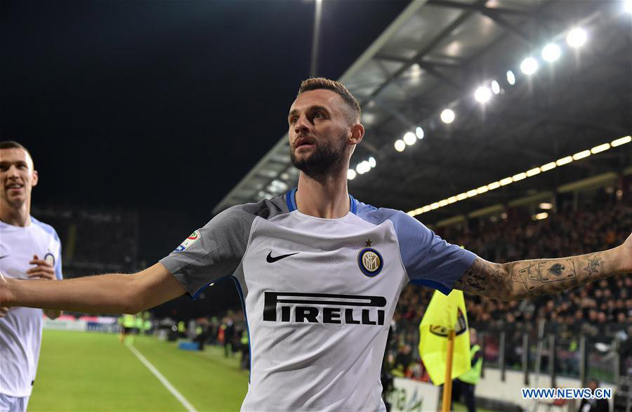 Inter Milan beats Cagliari 3-1 at Serie A soccer match