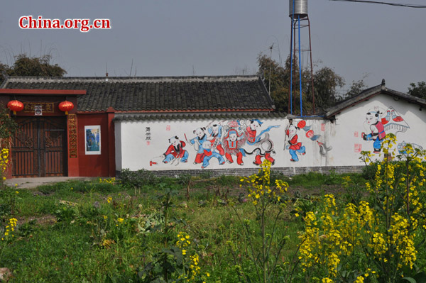 Spring scenery in Mianzhu, Sichuan